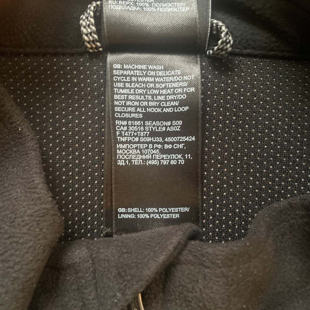 The North Face Black Windwall Fleece Zip-Up Vest, Men XL - Soft Outdoor Layer - Picture 3 of 8